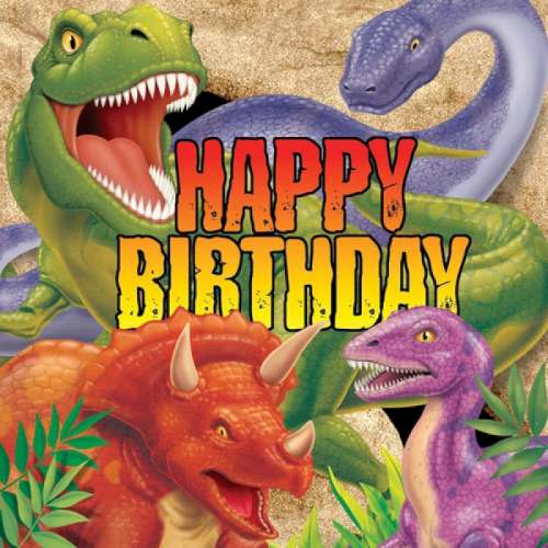 Dino Blast Lunch Napkins